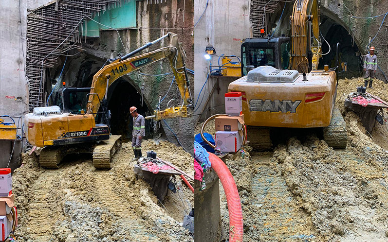 SANY BRAZIL'S EXCAVATORS IN SÃO PAULO METRO SILVER LINE EXTENSION PROJECT